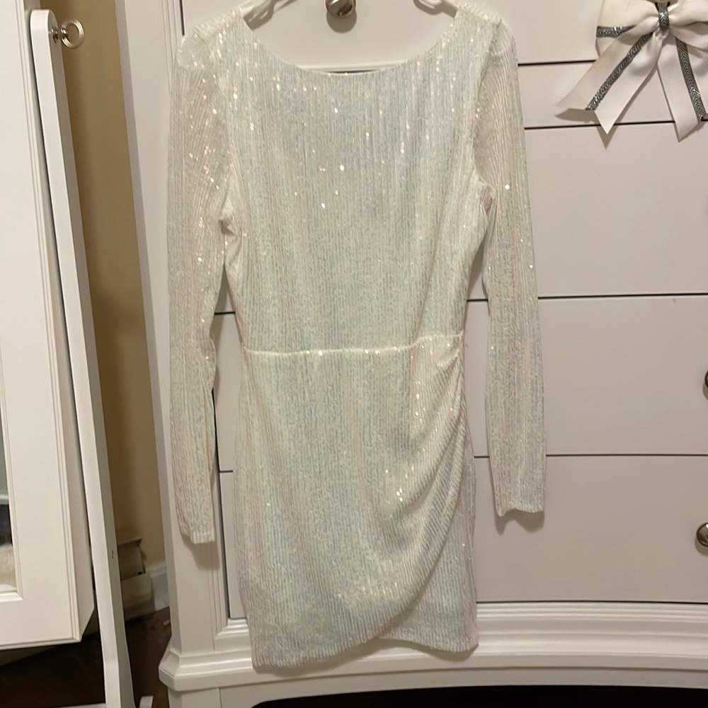 Windsor, long-sleeve mini dress, size 9/10